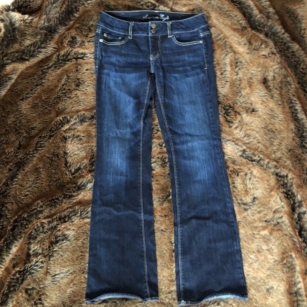 American Eagle artist stretch flare size 4